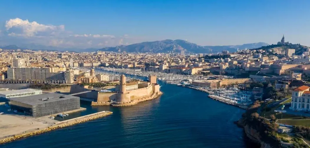 Appart Standing Free Parking Balcony Terrasse & Clim Marseille Apartment